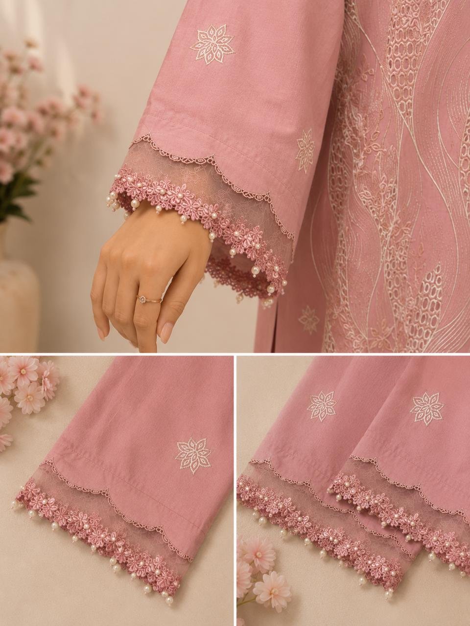 Gul Noir | Chikankari Cotton Lawn | 3 piece