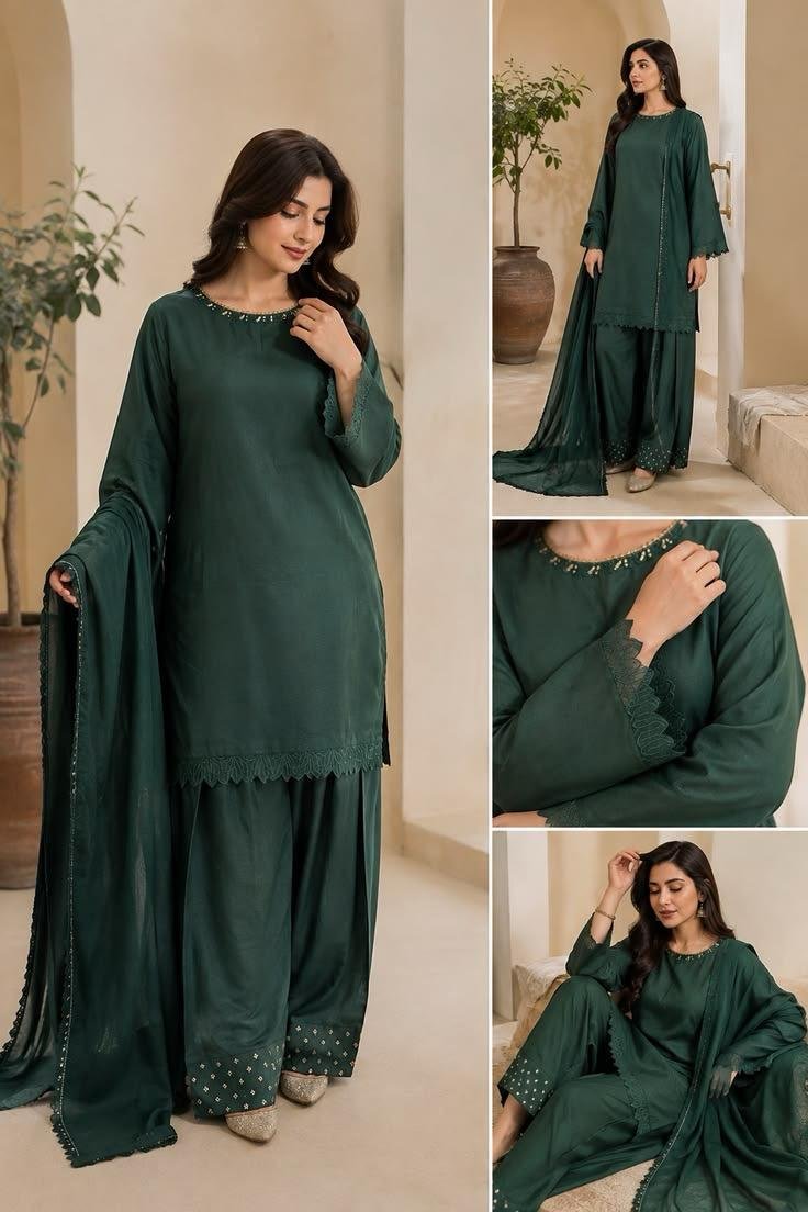 Emerald Farshi | Fabric Slub